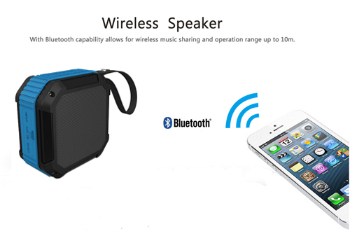 Shockproof Excellent Sound Speakers Wireless Bluetooth Speaker