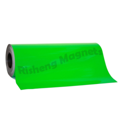 Matt Green PVC Vinyl Coated ide Format Magnetic Roll Sheet 0.75mm x 1000mm x 10m Wide Format