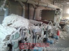 Flax processing recycling machine
