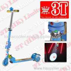 100mm PVC Wheel Promotional Kick Scooter with Laser Projector