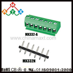 Pin connector 5.0mm terminal block