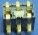 Standard JST Alternate 3 Circuits SMT Battery Mobile Phone Connector , Parallel PCB