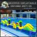 Inflatable aquatic water park