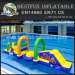 Crazy fun inflatable water park