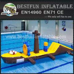 Inflatable aqua water park