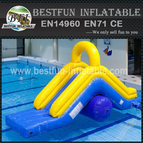 Hostile inflatable water park slide