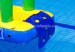 Air tight inflatable water park