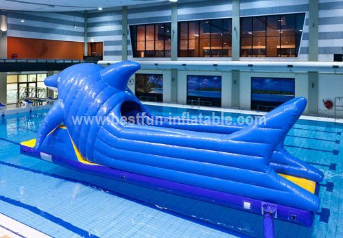 Antique inflatable used water park slide