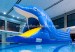 Antique pvc inflatable water park slide