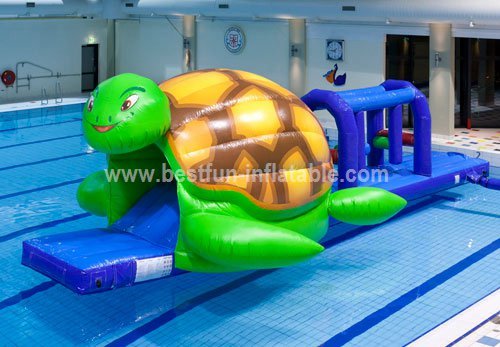 Commercial inflatable water fun park