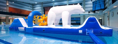 Custom commercial inflatable water park