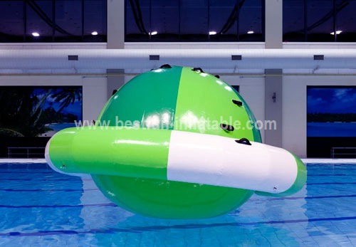 Floating inflatable water leisure park