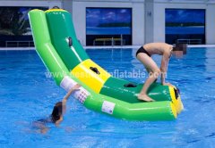 Giant beach inflatable water park