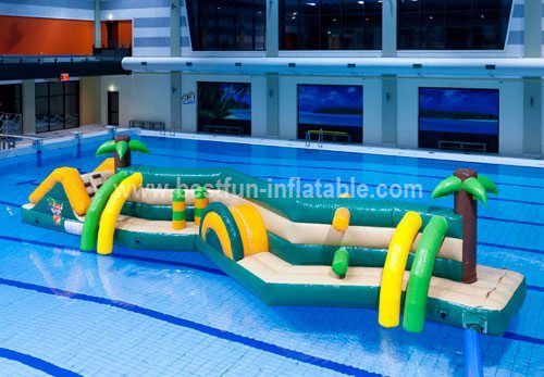 Pvc inflatable water slide park