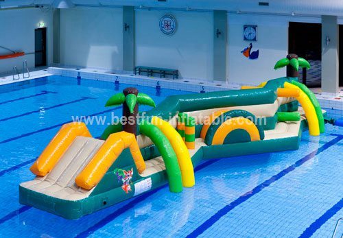 Pvc inflatable water slide park