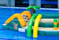 Pvc inflatable water slide park