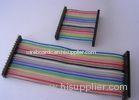 Customzied Colorful IDC Ribbon Cable Connector 2.54MM For Taximeter , 50mm Length