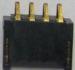 4 Circuits Battery Connector For LED Lighting , 2.8MM Pitch , 4.3MM Height