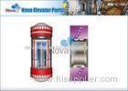 Customized Elevator Cabins , Observation Passenger Lift Cabin