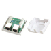 Double Port FTP Shielded Cat. 5e RJ45 Surface Box