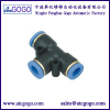 3 way pneumatic fitting tee connector nylon pu tube air joint