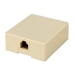 RJ45/RJ11 Surface Box Telephone Rosette Box