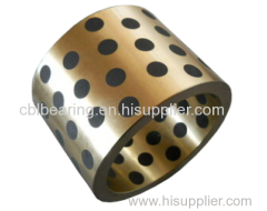 solid graphite inlaid bronze bushing