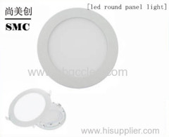 20W Round Non-Dimmable LED Recessed Ceiling Panel Lights Natural White 1800LM