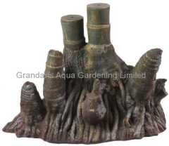 Artificial stump / fake stump / tree stump / stump replica / resin stump / Aquarium ornament / Fish tank decoration