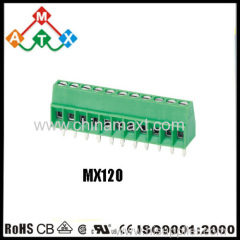 PCB screw terminal block connector 2.54mm pitch