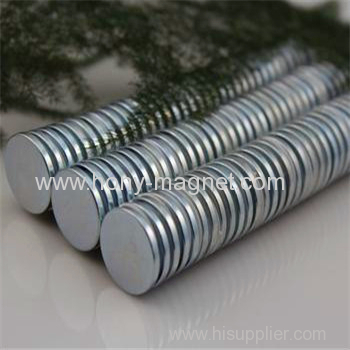Sintered neodymium permanent magnet cylinder