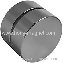 Sintered neodymium permanent magnetic cylinder disc