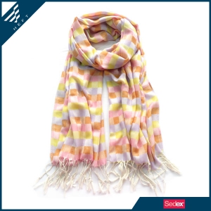 Heft Classic fashion yarn dyed check scarf 2014
