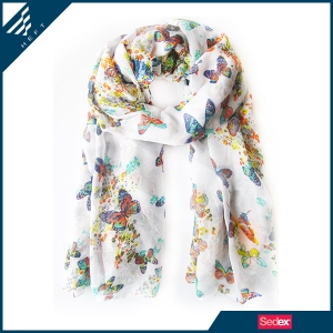 Heft 2015 S/S beautiful butterfly printed scarf