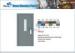 NV31-S Series Hairline Stainless Steel Elevator Automatic Door / Elevator Manual Door