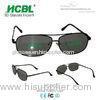 Reusable Black / Silver Metal Frame Imax 3D Glasses , Viewing Angle Of 0 90 45 135 Degree