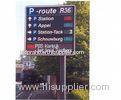 High Definition Scrolling Outdoor Digital LED Traffic Message Signs Installed on Highways