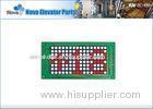 DC12V Elevator Parts , LCD Elevator Display / Elevator COP LOP Indicator