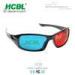 Red and Blue 3D Eyewear Anaglyph 3D Glasses with 1.5 mm Acrylic Filter Lens