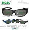 Fashion 3 Dimensional Linear Polarized 3d Glasses / 3D Cinema Eyewear