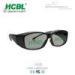 Adult Linear Passive Polarized 3D Glasses For Movie / Plastic 3D Eyewear