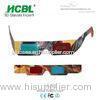 Folding Red And Blue Paper 3d Glasses For Three - Dimensional Book / 3D Picture