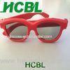 Eco - friendly Kindergarte Fireworks 3D Glasses For Children With Red Plastic Frame