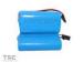 High Energy 7.4V Lithium Ion Cylindrica Battery LIR18650-2S 7.4V 2200mAh