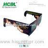 Large Square Paper Frame Chroma Depth 3D Glasses With Full Color Printing