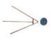 SS304 Copper Plated , Stainless Steel Insulation Weld Pins For Military Defense Vehicles
