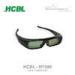 Durable Circular Polarized Active 3D TV Glasses With Button Battery 145*50*145mm