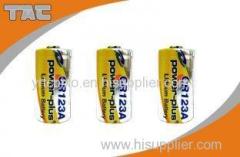 High energy density 3.0V CR123A 1300mAh Li/MnO2 Primary Lithium Battery / Li-Mn Battery