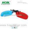 Clip On Complementary Colorful Anaglyph 3D Glasses / Eyewear Disposable 140* 42mm