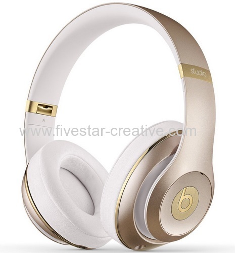 Beats Studio 2.0 V2 Over-the-Ear Headphones With Control Talk Champagne Gold